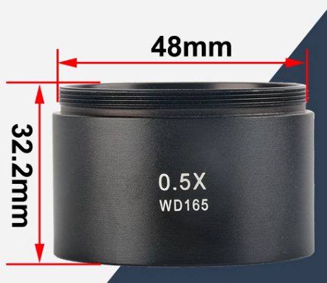 显微镜物镜 0.5X