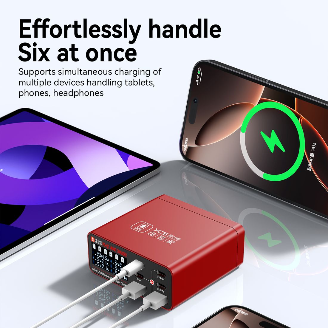 YCS Multiport Charger 55W YCS-300(national standard)